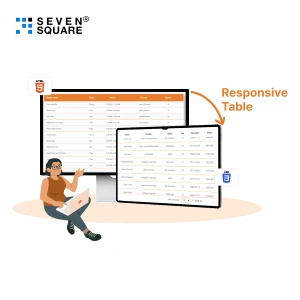 Responsive Table with Sticky Header in HTML Banner