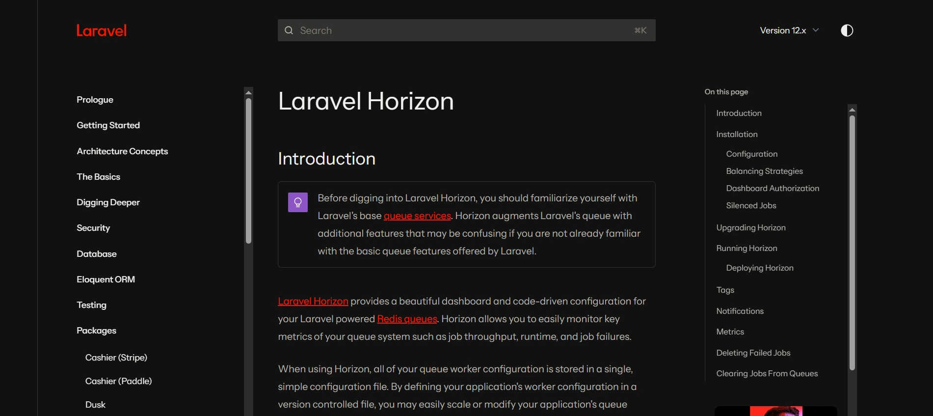Laravel-Horizon