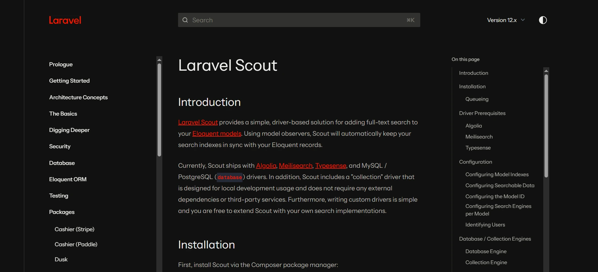 Laravel-Scout