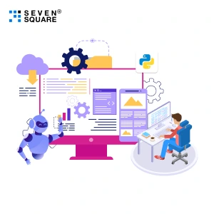 Custom Python Web Development AI, Automation Banner