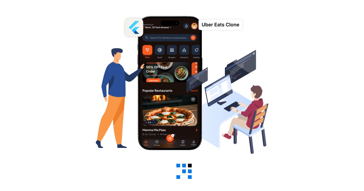 How to Build an Uber Eats Clone in Flutter? (Full Code)