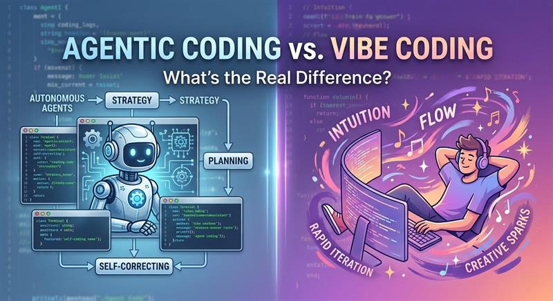 Agentic Coding vs Vibe Coding: Best AI Development Approach