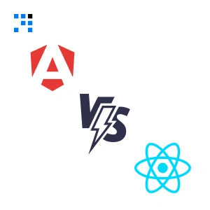 Angular vs React banner