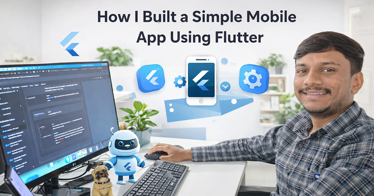 How I Built a Flutter App Step-by-Step Beginner Guide