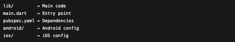 Flutter-project-structure