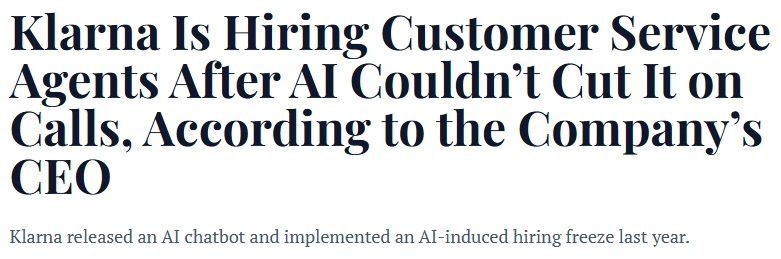 Klarna Revealed About AI Klarna Revealed About AI