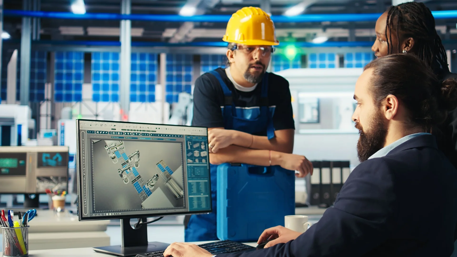 photovoltaics-factory-manager-sends-engineer-improve-energy-production photovoltaics-factory-manager-sends-engineer-improve-energy-production