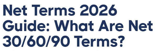 Net Payment Terms Increase Order Size Net Payment Terms Increase Order Size