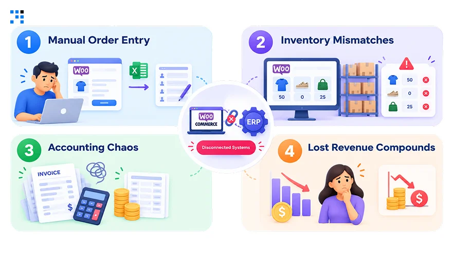 WooCommerce Stores Struggle Without ERP Integration WooCommerce Stores Struggle Without ERP Integration