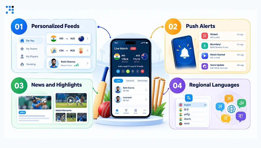 How Does a Cricket Live Score App How Does a Cricket Live Score App