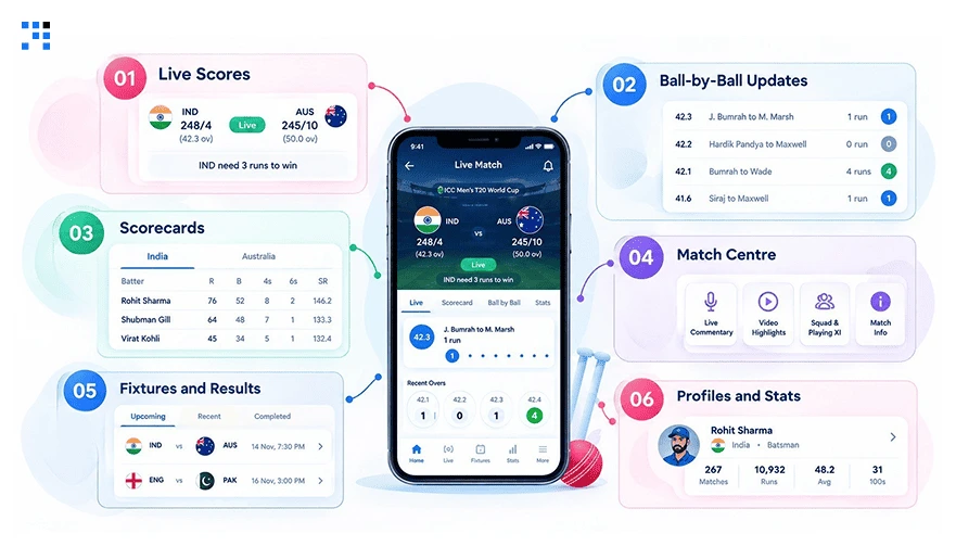 Essential Features of a Cricket Live Score AppCricket Live Score App Worth Building in 2026 Essential Features of a Cricket Live Score AppCricket Live Score App Worth Building in 2026